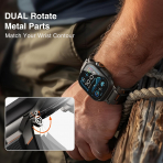 ULTIMAL Apple Watch Ultra 3/2/1 Kay -Black Gray