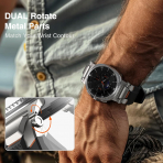 ULTIMAL Galaxy Watch 8 Classic 46mm Kay -Black Silver
