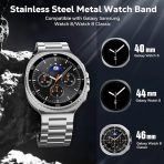 TiMOVO Galaxy Watch 8 Classic 46mm Kay -Silver