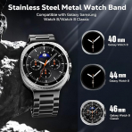 TiMOVO Galaxy Watch 8 Classic 46mm Kay -Black 