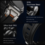ULTIMAL Galaxy Watch Ultra 2 Kay�� (47mm)-Black/Silver