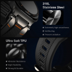 ULTIMAL Galaxy Watch Ultra 2 Kay�� (47mm)-Black/Grey