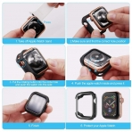 UMTELE Apple Watch 4 Koruyucu Klf (40mm)-Grey