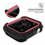 UMTELE Apple Watch Rugged Klf (38mm)-Black Red