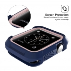 UMTELE Apple Watch Rugged Klf (38mm)-Blue Pink