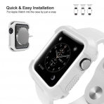 UMTELE Apple Watch Rugged Klf (38mm)-Grey White