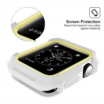 UMTELE Apple Watch Rugged Klf (38mm)-Silver Yellow