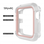 UMTELE Apple Watch Rugged Klf (38mm)-White Pink