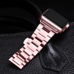 UMTELE Apple Watch Paslanmaz elik Kay (38mm)-Rose Gold