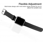 UMTELE Apple Watch Soft Silikon Kay (42mm)-Black