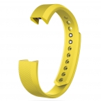 UMTELE Fitbit Alta Fitness Tracker Silikon Bileklik (Large)-Yellow