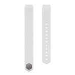 UMTELE Fitbit Alta Fitness Tracker Silikon Bileklik (Large)-White