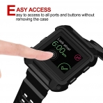 UMTELE Fitbit Blaze Smart Fitness Watch Kay (Large)-Band Black