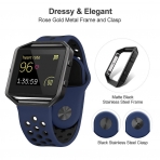 UMTELE Fitbit Blaze Smart Fitness Watch Kay (Large)-BlueOrbit GammaBlue