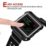 UMTELE Fitbit Blaze Smart Fitness Watch Rugged Klf Kay (Large)-White
