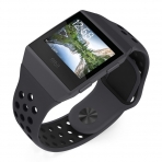 UMTELE Fitbit Ionic Kay (Large)-Anthracite Black