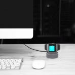 UMTELE Fitbit Ionic Silikon arj Stand-Gray