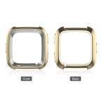 UMTELE Fitbit Versa Koruyucu Klf (2 Adet)-Gold Clear
