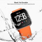 UMTELE Fitbit Versa Silikon Kay (Small)-Orange