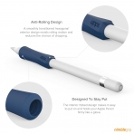 UPPERCASE Apple Pencil 2 NimbleGrip Silikon Klf (2 Adet)-Navy