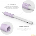 UPPERCASE Apple Pencil 2 NimbleGrip Silikon Klf (2 Adet)-Purple