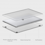 UPPERCASE GhostShell MacBook Air Laptop Klf (13 in)-Matte Clear