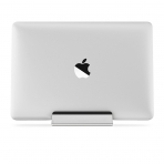 UPPERCASE MacBook Alminyum Stand (12 in)-Silver-Black