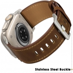 UUPWPOKT Apple Watch Ultra 2. Nesil Kay (49mm)-Retro Dark Brown Titanium