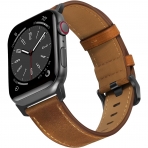 UUPWPOKT Apple Watch Ultra 2. Nesil Kay (49mm)-Retro Brown Black