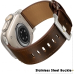 UUPWPOKT Apple Watch Ultra 2. Nesil Kay (49mm)-Dark Brown Titanium