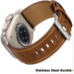 UUPWPOKT Apple Watch Ultra 2. Nesil Kay (49mm)-Retro Brown Titanium