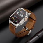 UUPWPOKT Apple Watch Ultra 2. Nesil Kay (49mm)-Retro Brown Titanium