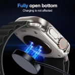 Uyiton Apple Watch Ultra 2.Nesil 49mm Bumper Klf-Titanium