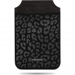 VANDEL Pocket Yapkanl Telefon Czdan -Black Leopard