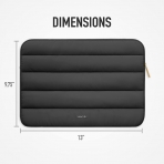 VANDEL Puffy Laptop antas (13-14 in)-Black