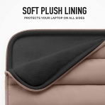 VANDEL Puffy Laptop antas (15-16 in)-Latte