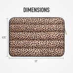 VANDEL Puffy Laptop antas (13-14 in)-Cheetah