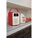 VQ MINI Home Audio Bluetooth Radyo-Red