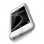 VRS Design iPhone 5/5S/SE Crystal Bumper Serisi Klf (MIL-STD-810G)-Satin Silver