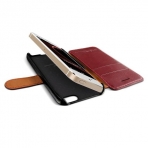 VRS Design iPhone 5 / 5S / SE Wallet Dandy Layered Serisi Klf-Wine Red