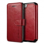 VRS Design iPhone 5 / 5S / SE Wallet Dandy Layered Serisi Klf-Wine Red