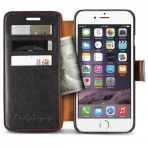 VRS Design Apple iPhone 6 / 6S Dandy Layered Serisi Klf-Black Wine