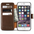 VRS Design Apple iPhone 6 / 6S Dandy Layered Serisi Klf-Brown Dark Brown