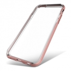 VRS Design iPhone 6 Plus / 6S Plus Crystal Bumper Serisi Klf (MIL-STD-810G)-Rose Gold