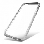 VRS Design iPhone 6 Plus / 6S Plus Crystal Bumper Serisi Klf (MIL-STD-810G)-Satin Silver