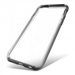 VRS Design iPhone 6 Plus / 6S Plus Crystal Bumper Serisi Klf (MIL-STD-810G)-Dark Silver