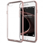 VRS Design iPhone 6 Plus / 6S Plus Crystal Bumper Serisi Klf (MIL-STD-810G)-Rose Gold