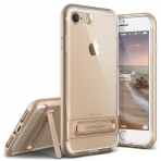VRS Design iPhone 7 Crystal Bumper Serisi Klf (MIL-STD-810G)-Rose Gold
