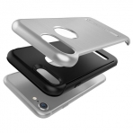 VRS Design iPhone 7 Duo Guard Serisi Klf (MIL-STD-810G)-Satin Silver