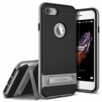 VRS Design iPhone 7 High Pro Shield Serisi Klf (MIL-STD-810G)-Steel Silver